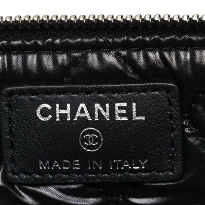 Chanel Metallic Calfskin Keyboard Pouch Black 6 of 9