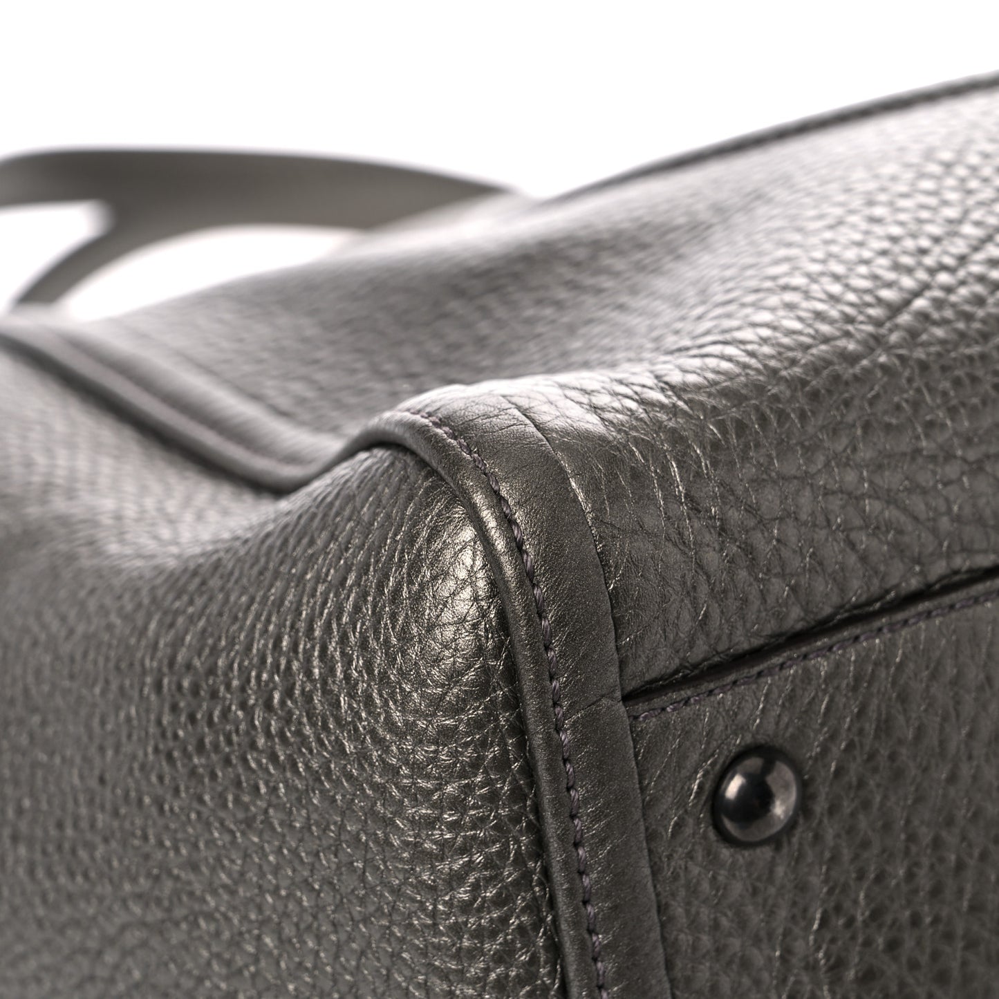 Metallic Cellarius Calfskin Medium Soho Shoulder Bag Sasso