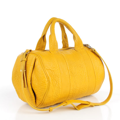 Alexander Wang Pebbled Lambskin Rocco Yellow Light Gold Hardware 7 of 13
