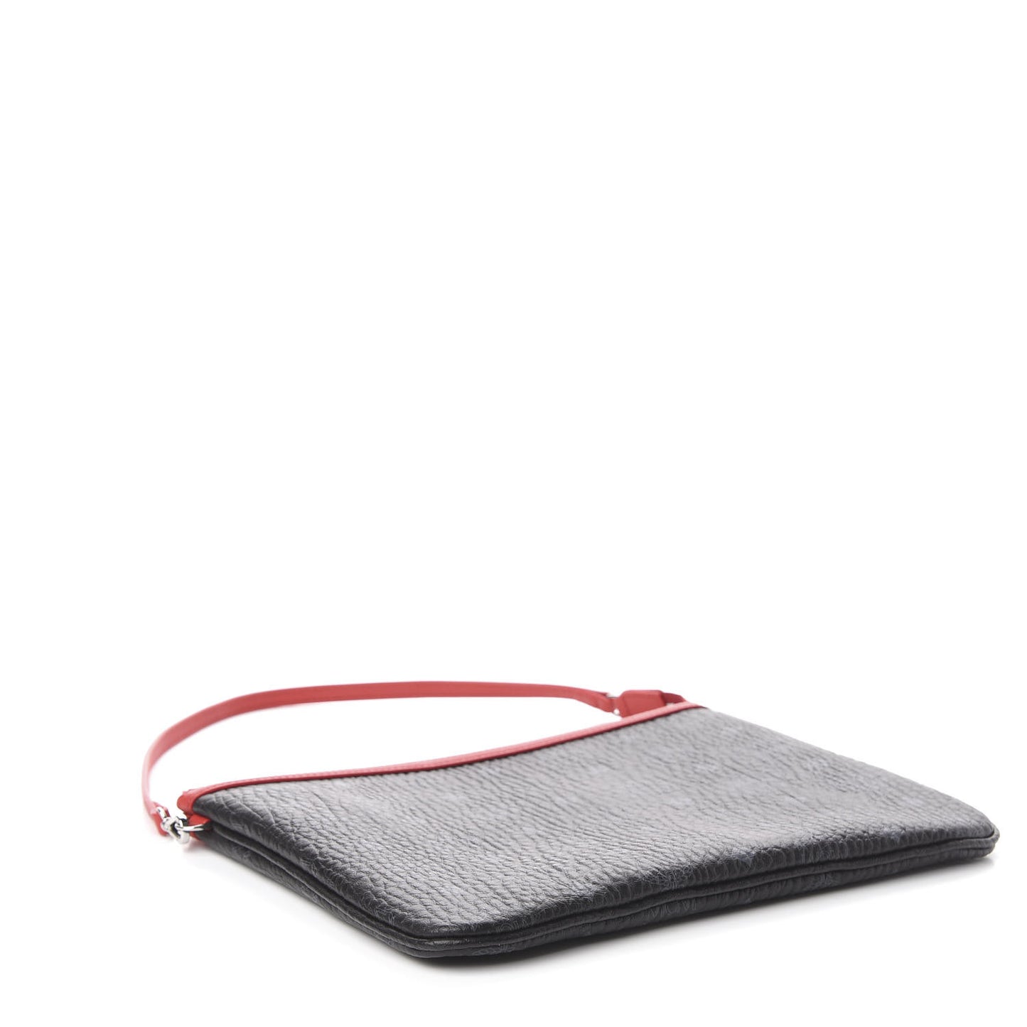 Visetos Leopard Print Pochette Black Red