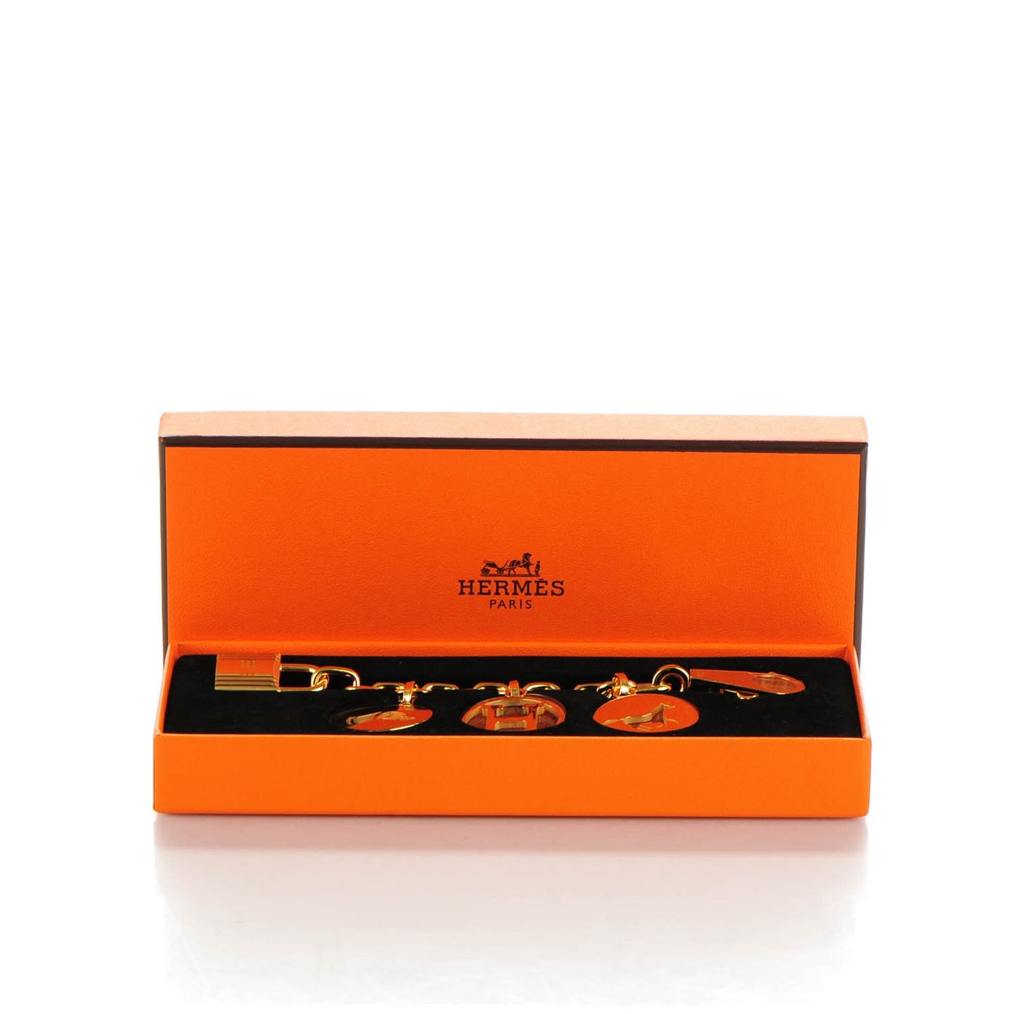 Breloque Bag Charm Gold