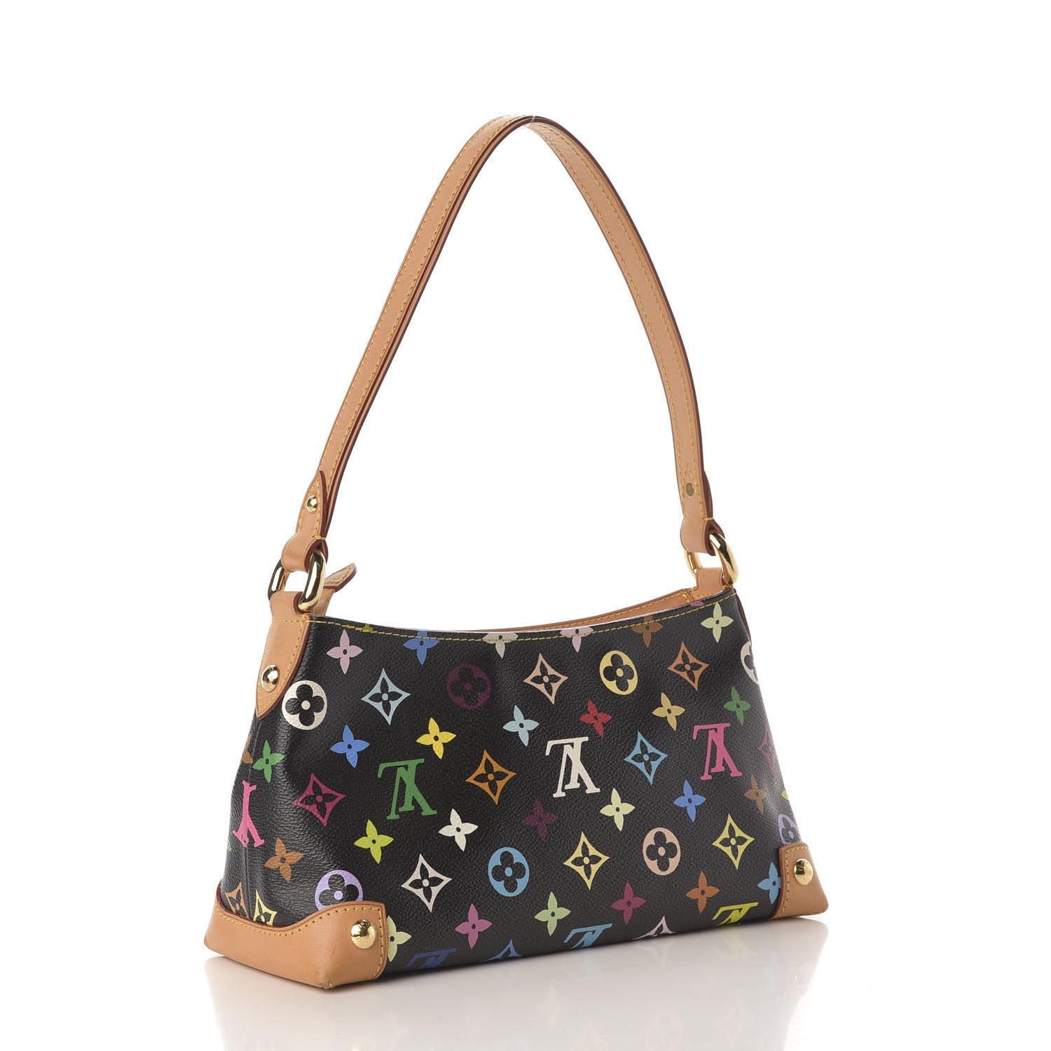 Louis Vuitton Monogram Multicolor Eliza Black 3 of 10