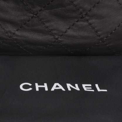 Chanel Lambskin Expandable Stitched Frame Top Bag Dark Brown 5 of 8