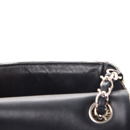 Chanel Patent Calfskin Striped Mini Rectangular Flap Black 10 of 12