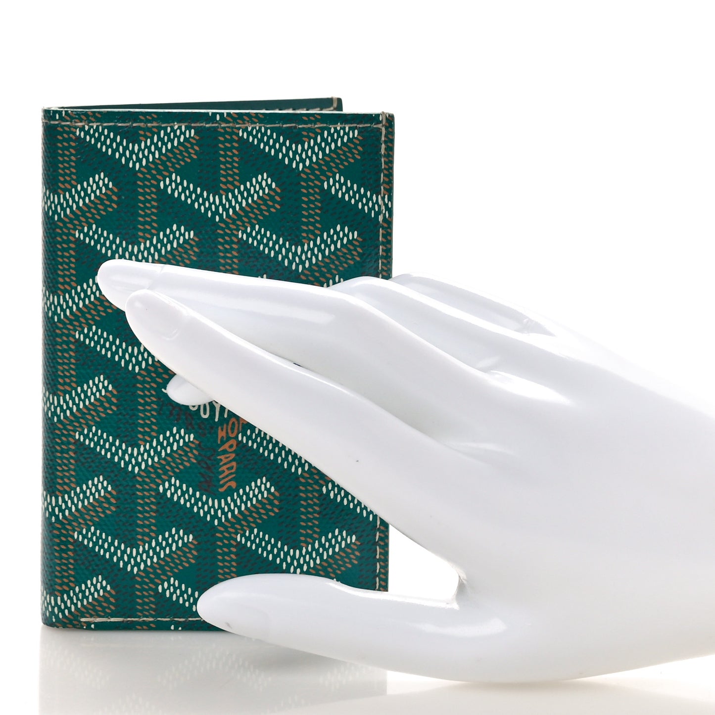Goyardine Saint Pierre Card Holder Green