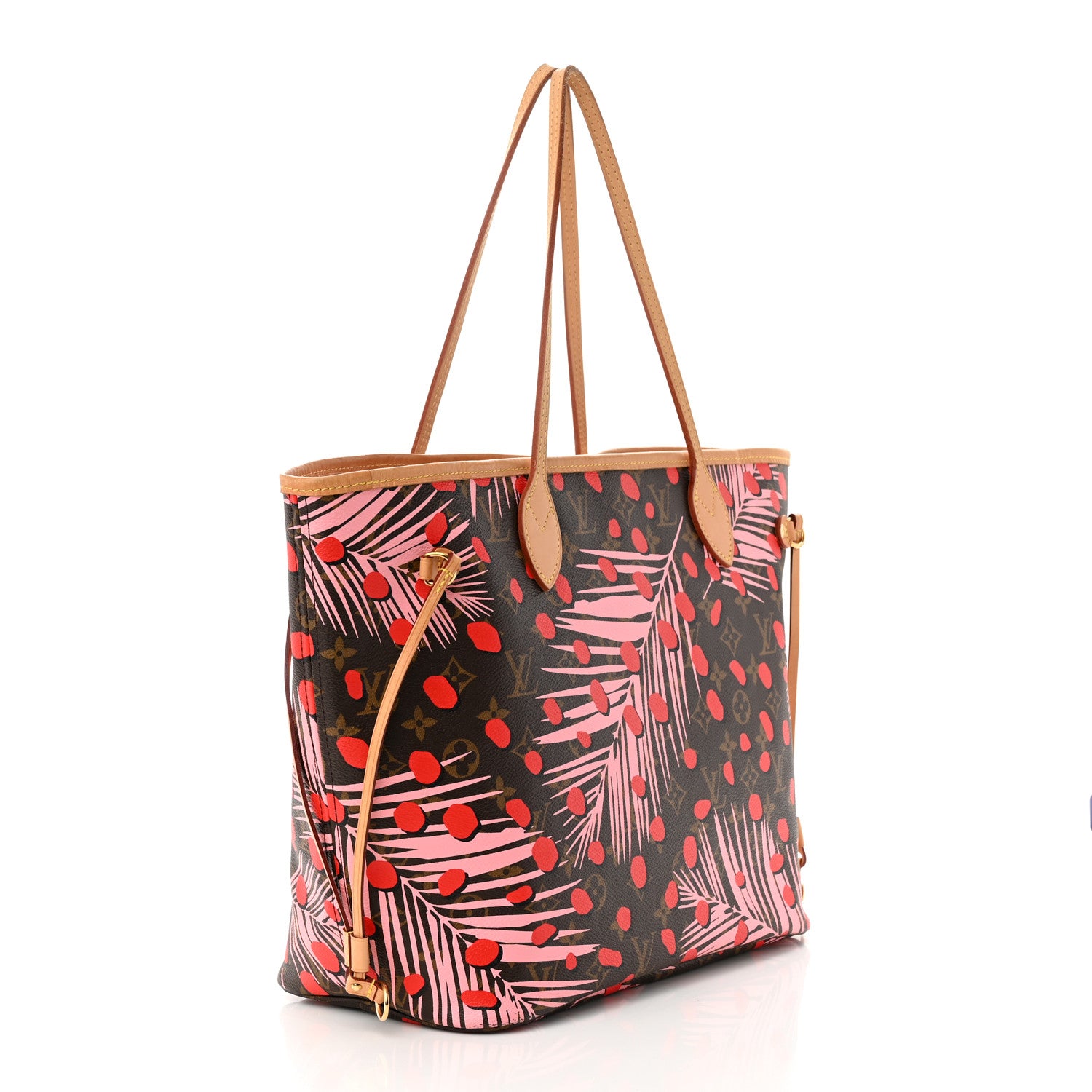 Louis Vuitton Monogram Jungle Dots Neo Neverfull MM Sugar Pink Poppy 3 of 9