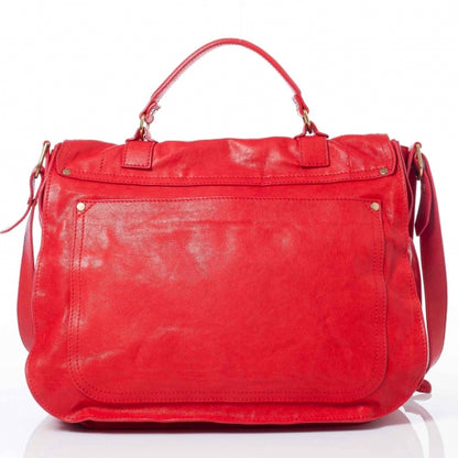 Proenza Schouler Lambskin PS1 Large Satchel Red 4 of 10