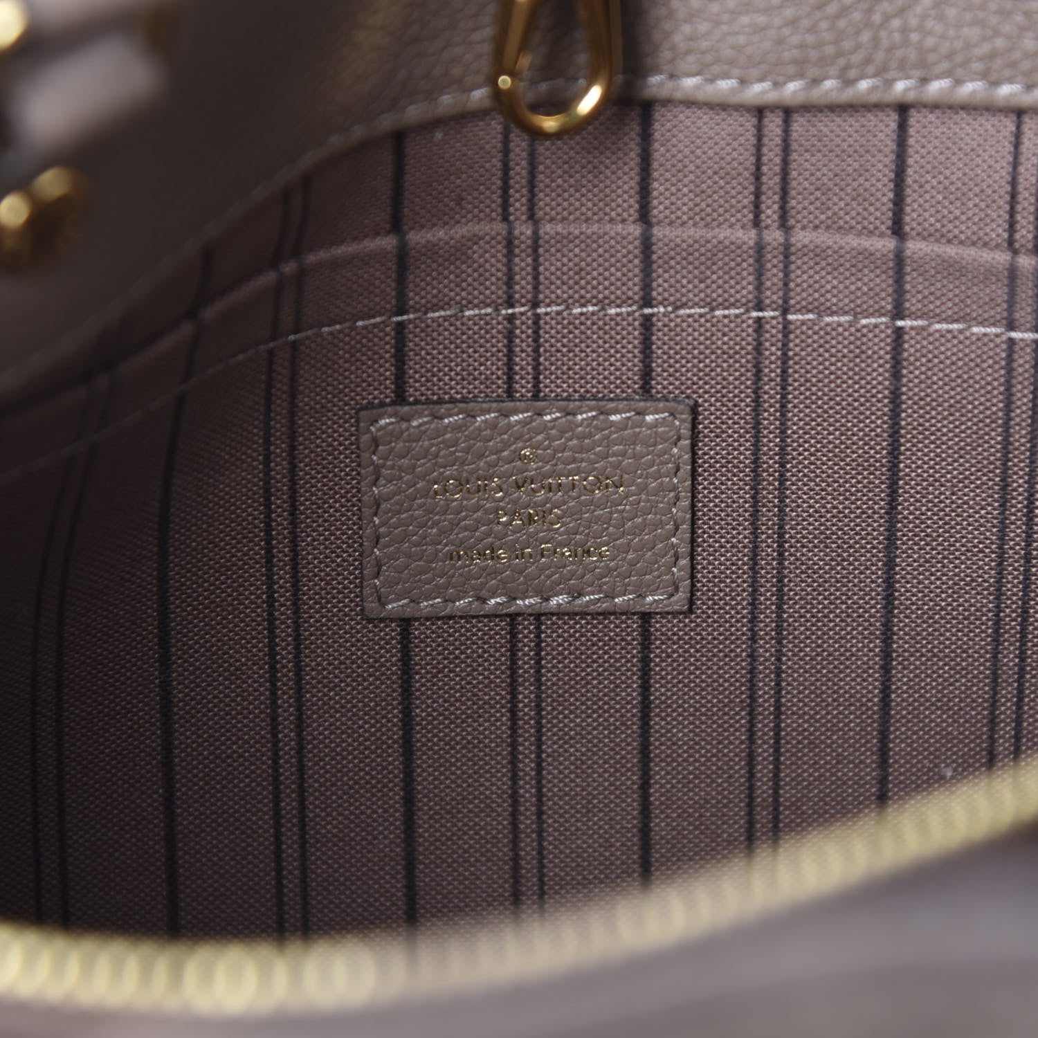 Louis Vuitton Empreinte Montaigne MM Taupe Glace 8 of 10