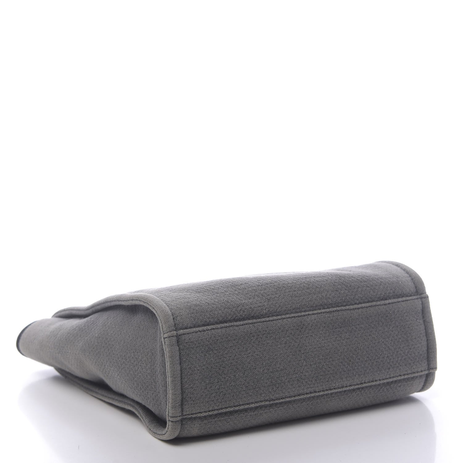 Chanel Canvas Mini Deauville Tote Grey 4 of 10