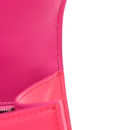 Balenciaga Shiny Box Calfskin Small Hourglass Top Handle Bag Acid Fuchsia 8 of 16