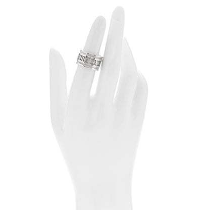 Tiffany Sterling Silver 12mm Atlas Band Ring 49 5 2 of 4