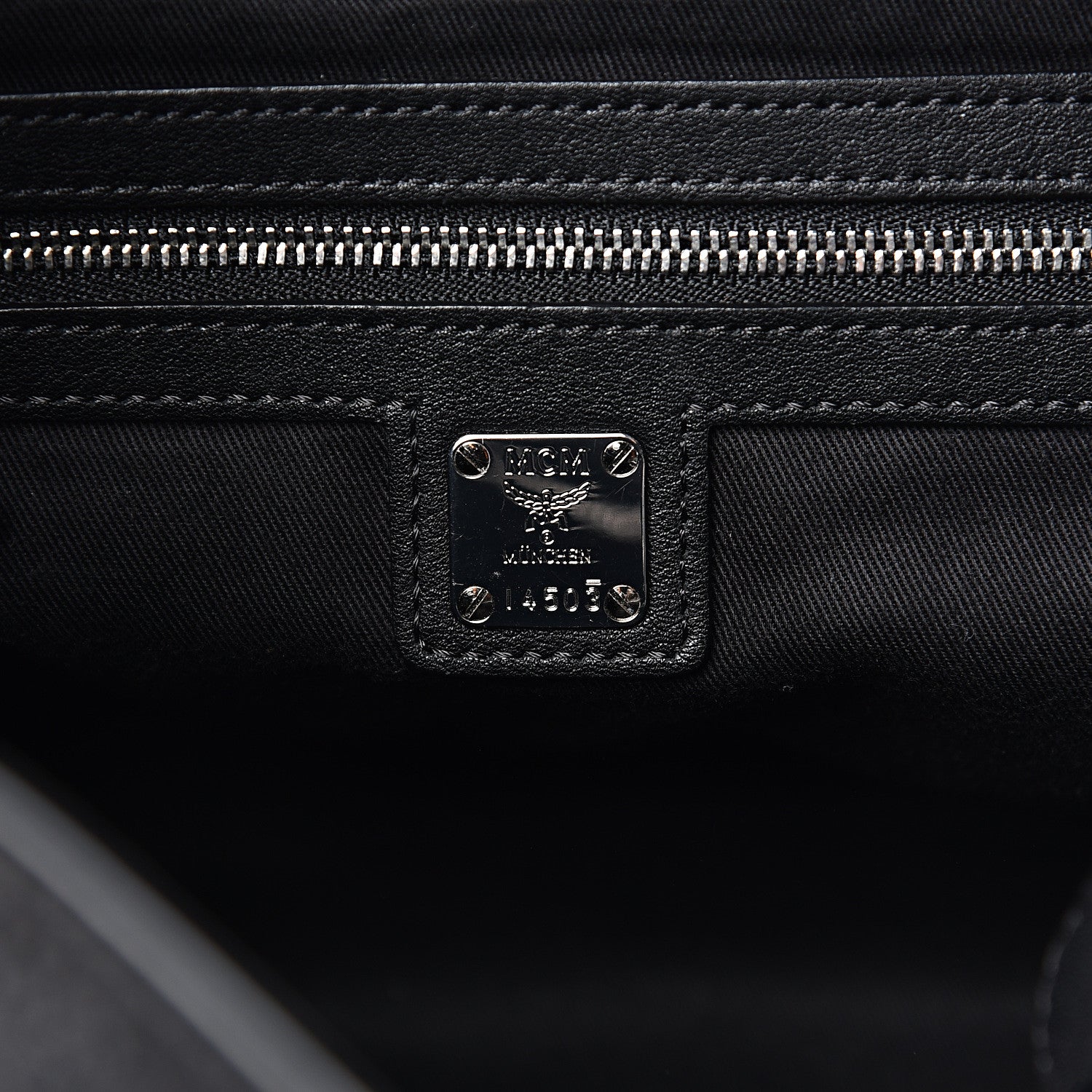 MCM Calfskin Ottomar Medium Klara Hobo Black 6 of 15