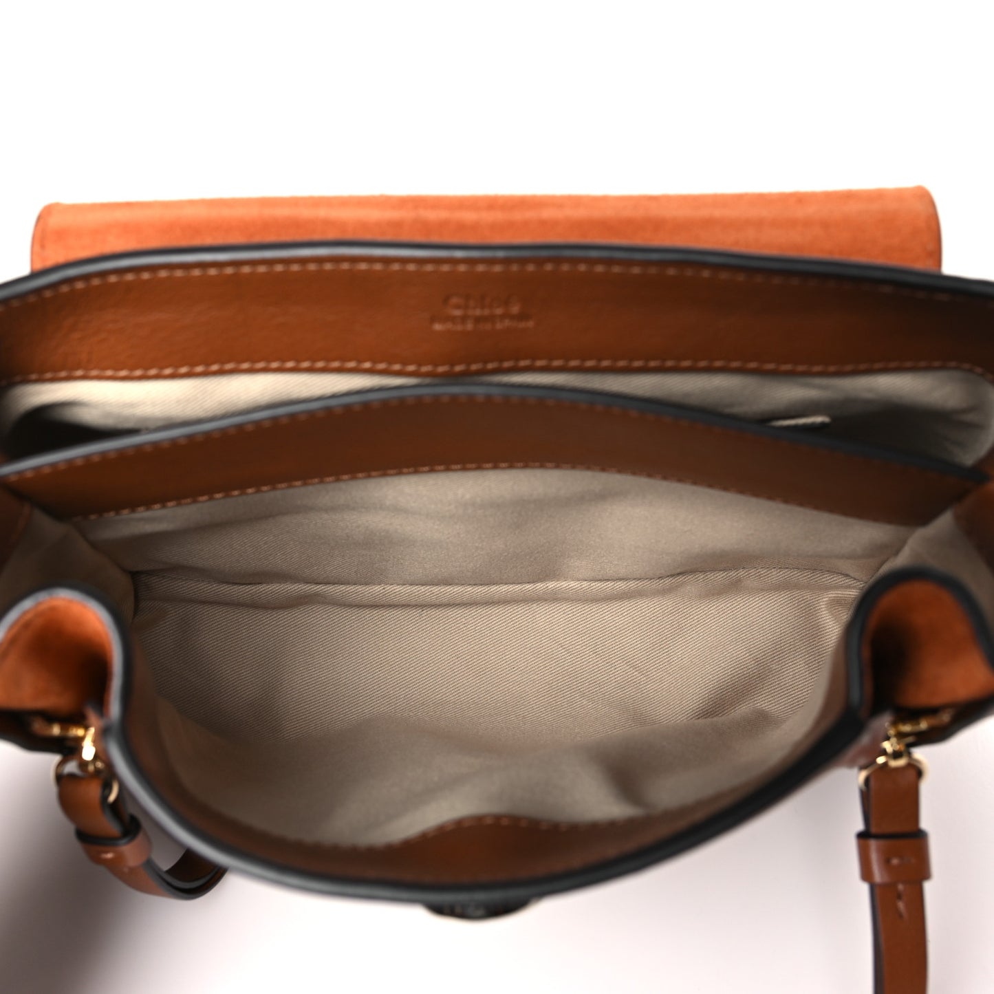 Calfskin Mini Faye Day Shoulder Bag Tan