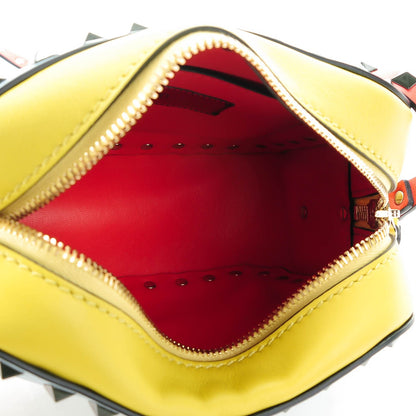 Valentino Garavani Calfskin Colorblock Rockstud Camera Crossbody Bag Multicolor 5 of 7