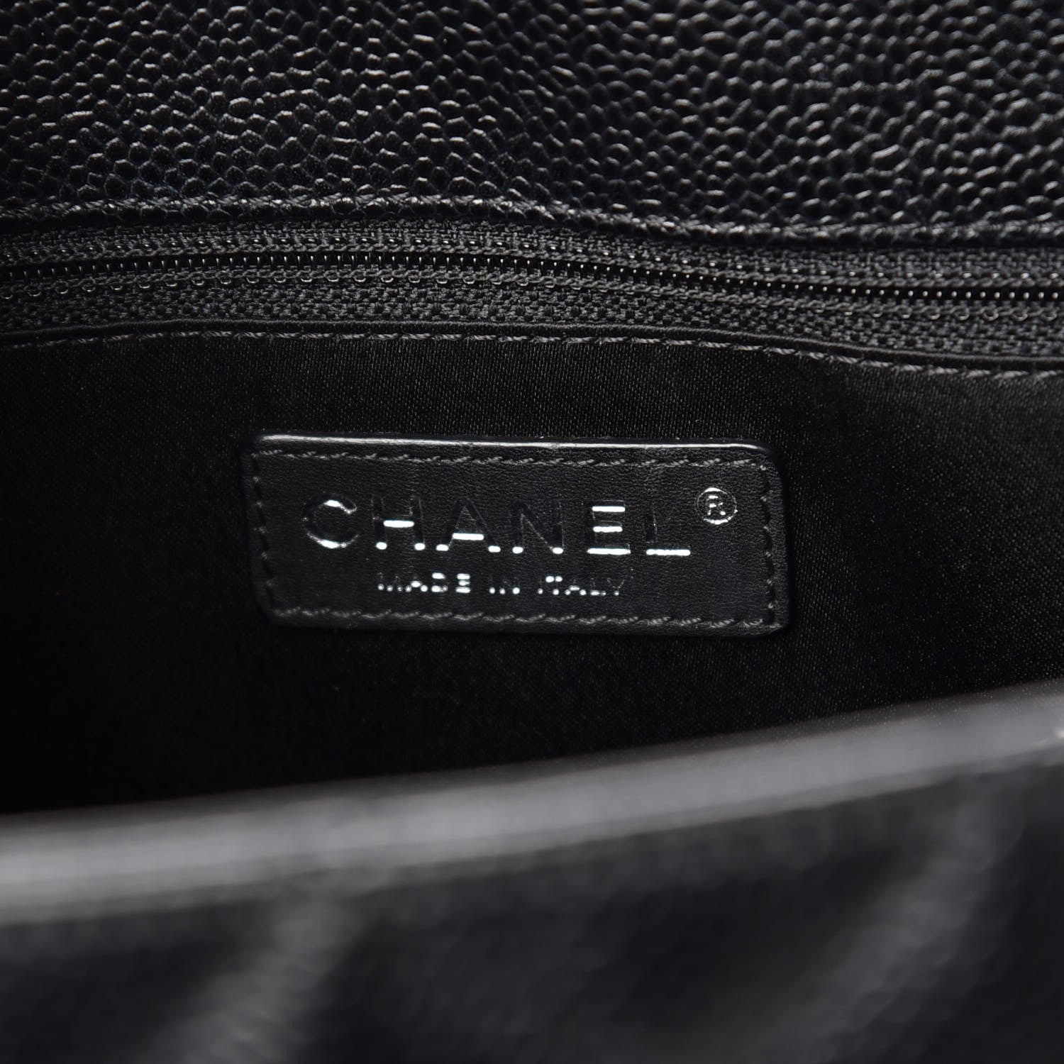 Chanel Caviar Quilted Grand Shopping Tote GST Black 6 of 11