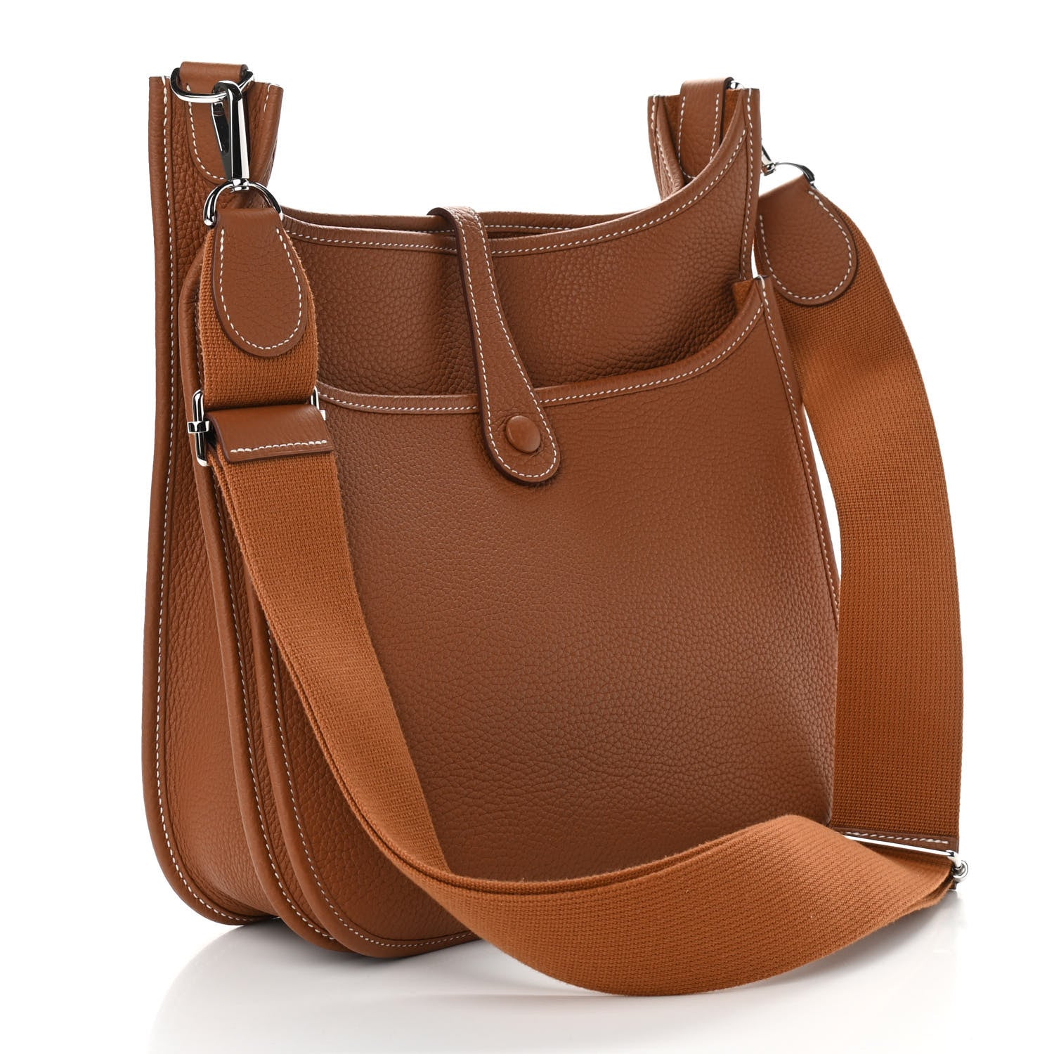 Hermes Taurillon Clemence Evelyne III PM Gold 3 of 10