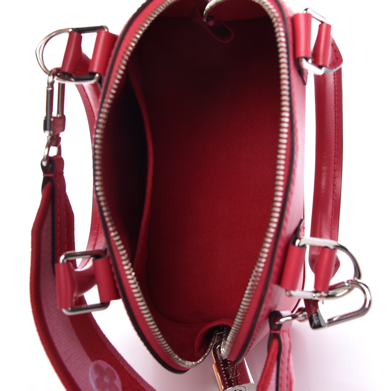 Louis Vuitton Epi Jacquard Alma BB Rose Pondicherry 5 of 9