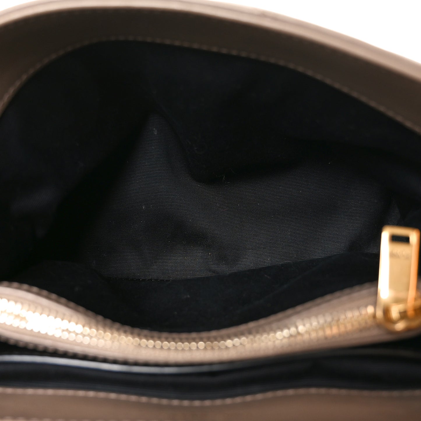 Calfskin Y Quilted Monogram Small Loulou Chain Satchel Dark Beige