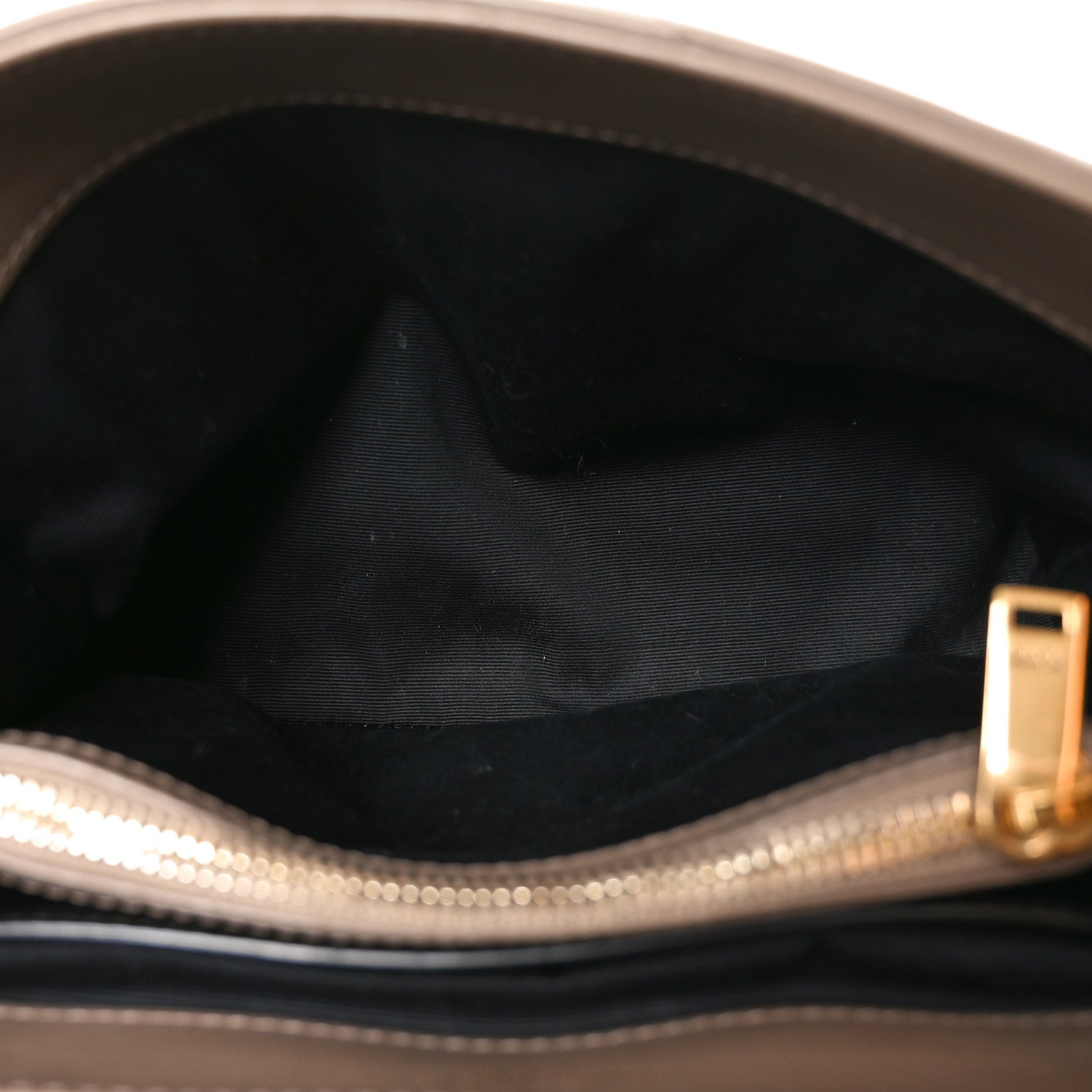 Saint Laurent Calfskin Y Quilted Monogram Small Loulou Chain Satchel Dark Beige 4 of 8