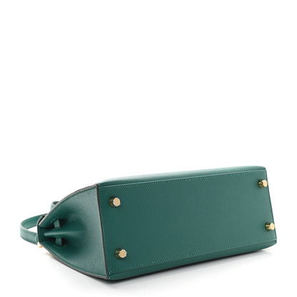 Hermes Epsom Kelly Sellier 25 Malachite 4 of 11