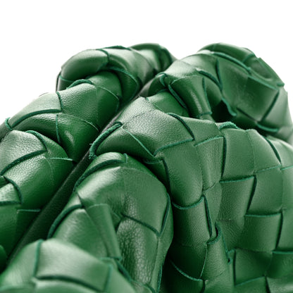 Bottega Veneta Nappa Maxi Intrecciato The Pouch Oversized Clutch Racing Green 11 of 11