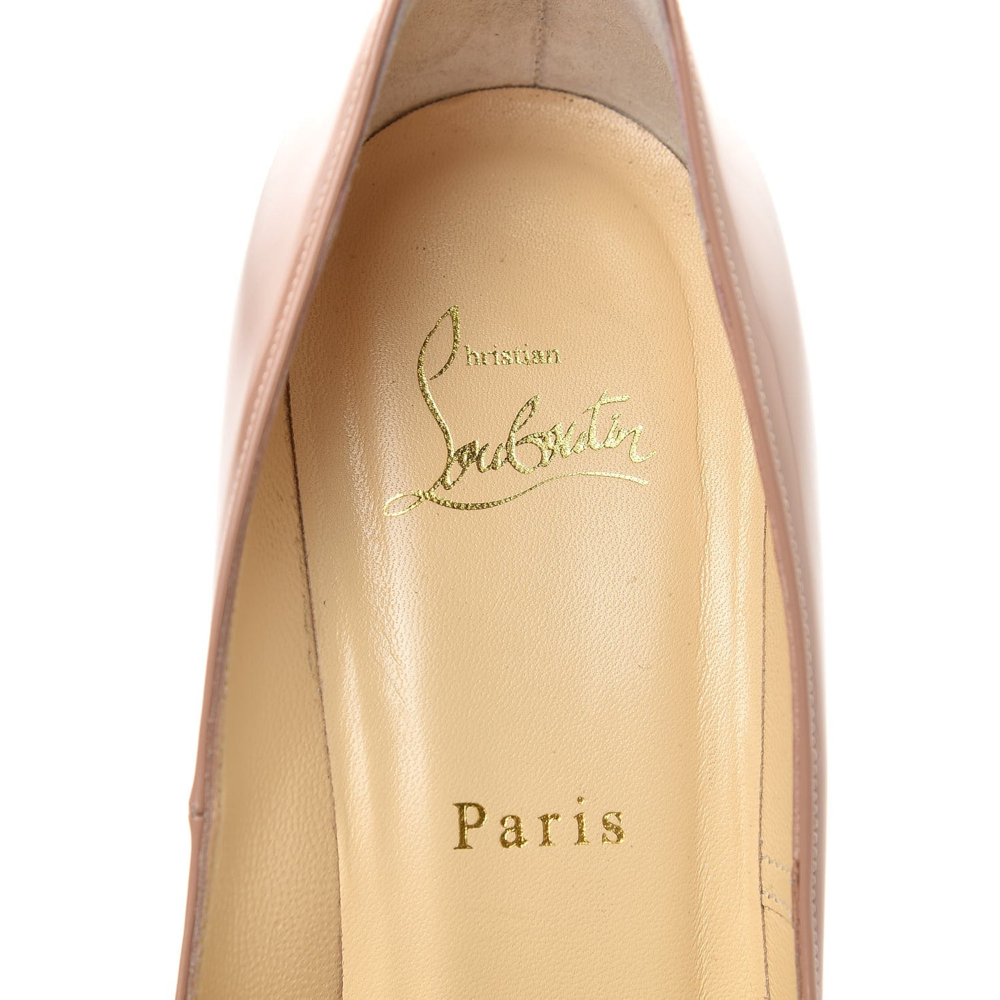 Patent New Very Prive 120 Pumps 39.5 Nude