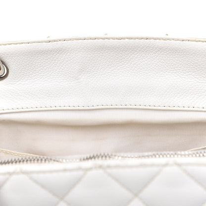 Chanel Caviar Quilted Grand Shopping Tote GST White 21 of 22