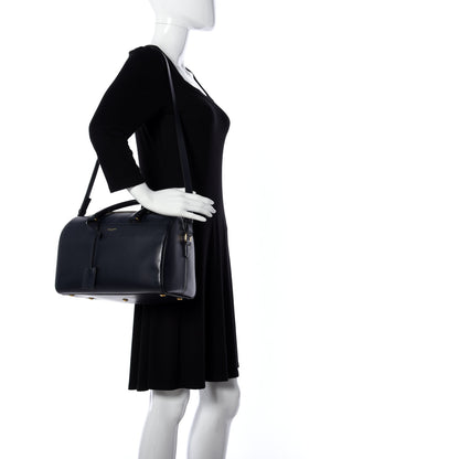 Saint Laurent Calfskin Classic Duffle 6 Marine 2 of 11