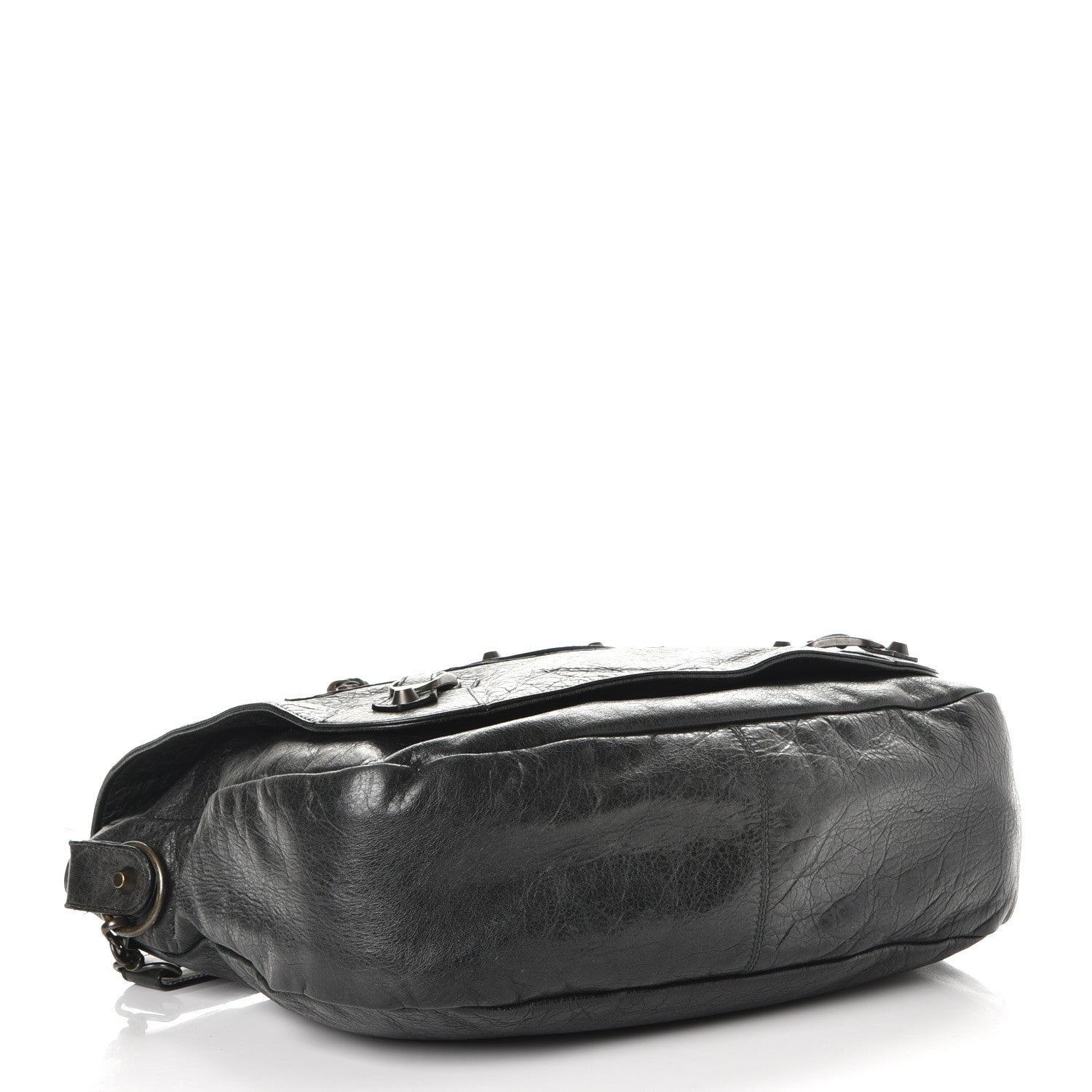 Balenciaga Agneau Folk Messenger Black 4 of 8