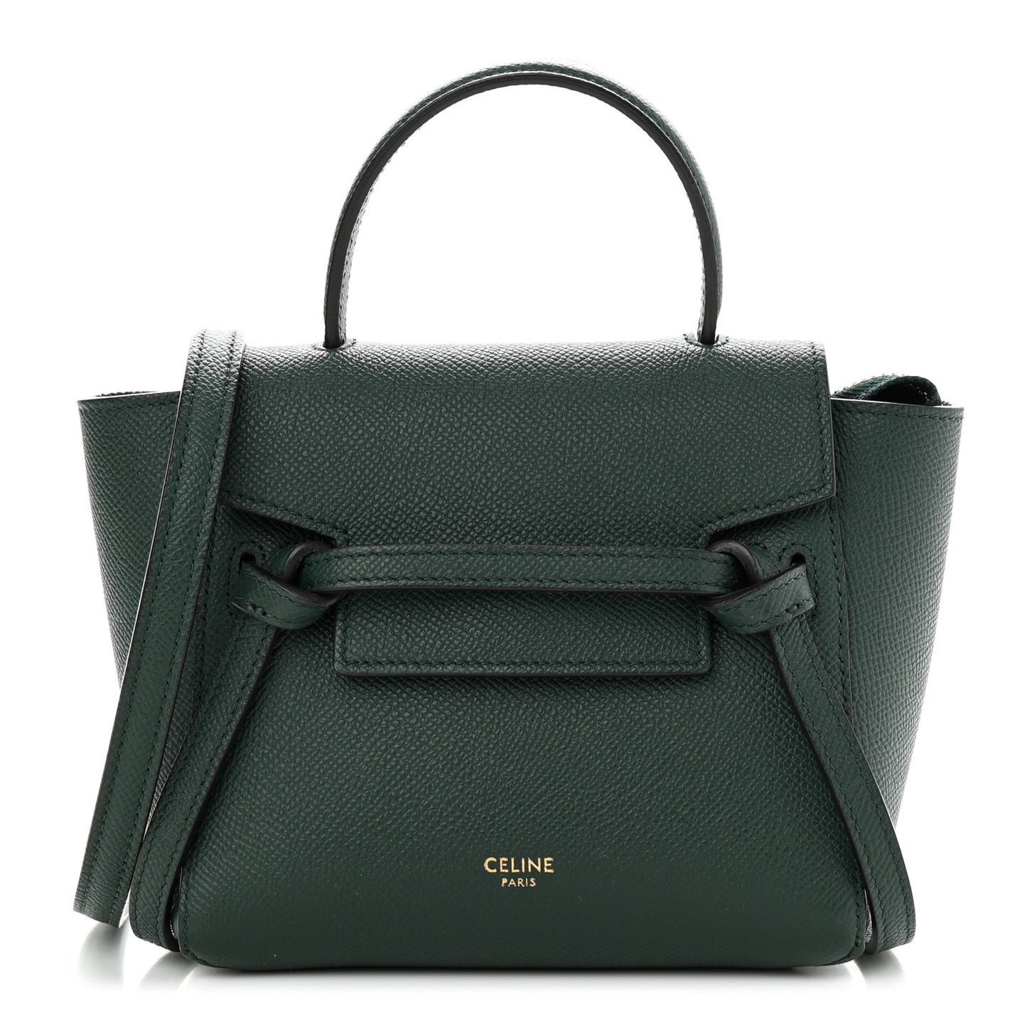 Grained Calfskin Pico Belt Bag Amazone