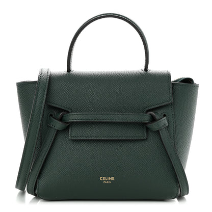 Celine Grained Calfskin Pico Belt Bag Amazone 1 of 10