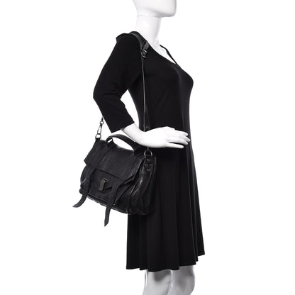 Proenza Schouler Lambskin Medium PS1 Satchel Black 2 of 16