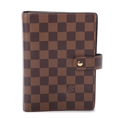 Louis Vuitton Damier Ebene Medium Ring Agenda Cover 1 of 5