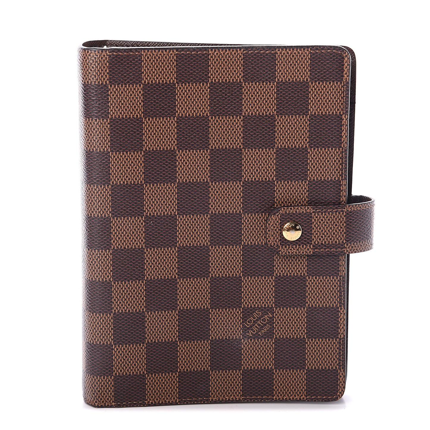 Damier Ebene Medium Ring Agenda Cover