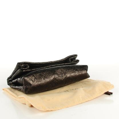 Louis Vuitton Jacquard Quilted Monogram Limelight Clutch PM Black 4 of 7
