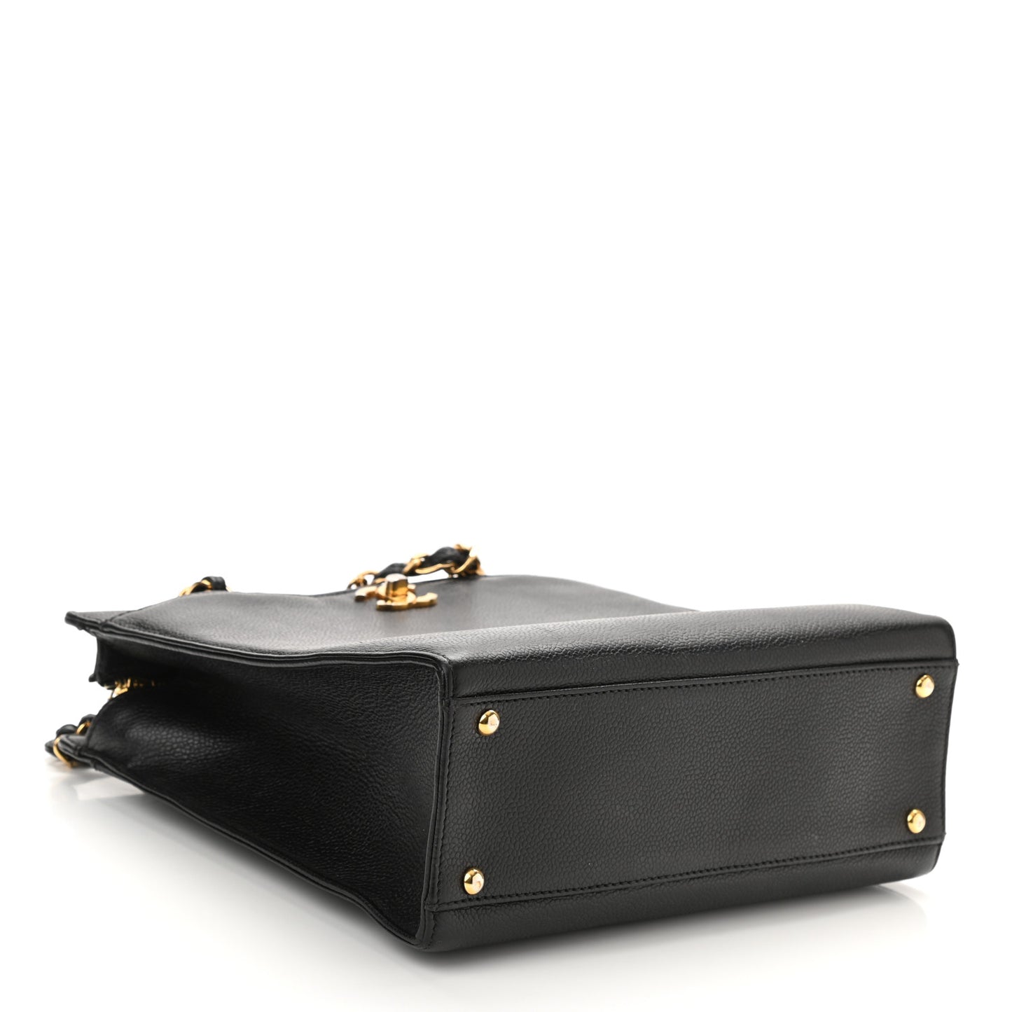Caviar CC Shoulder Bag Black