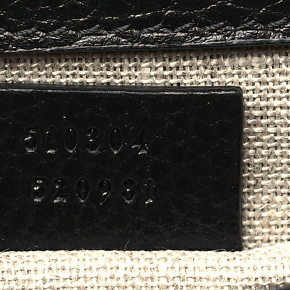 Gucci Dollar Calfskin Small Interlocking G Shoulder Bag Black 7 of 10