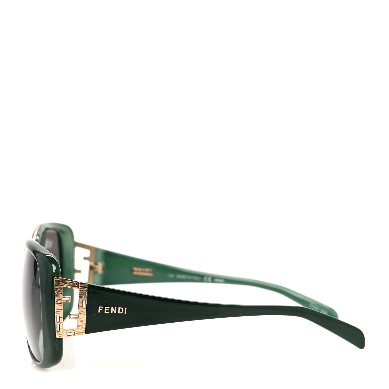 Fendi Acetate Crystal FF Sunglasses FS5337R Green 3 of 6