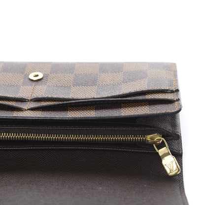 Louis Vuitton Damier Ebene Sarah Wallet NM 7 of 8