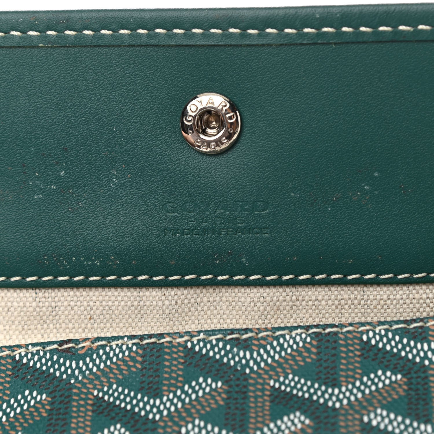 Goyard Goyardine Saint Louis GM Green 6 of 10