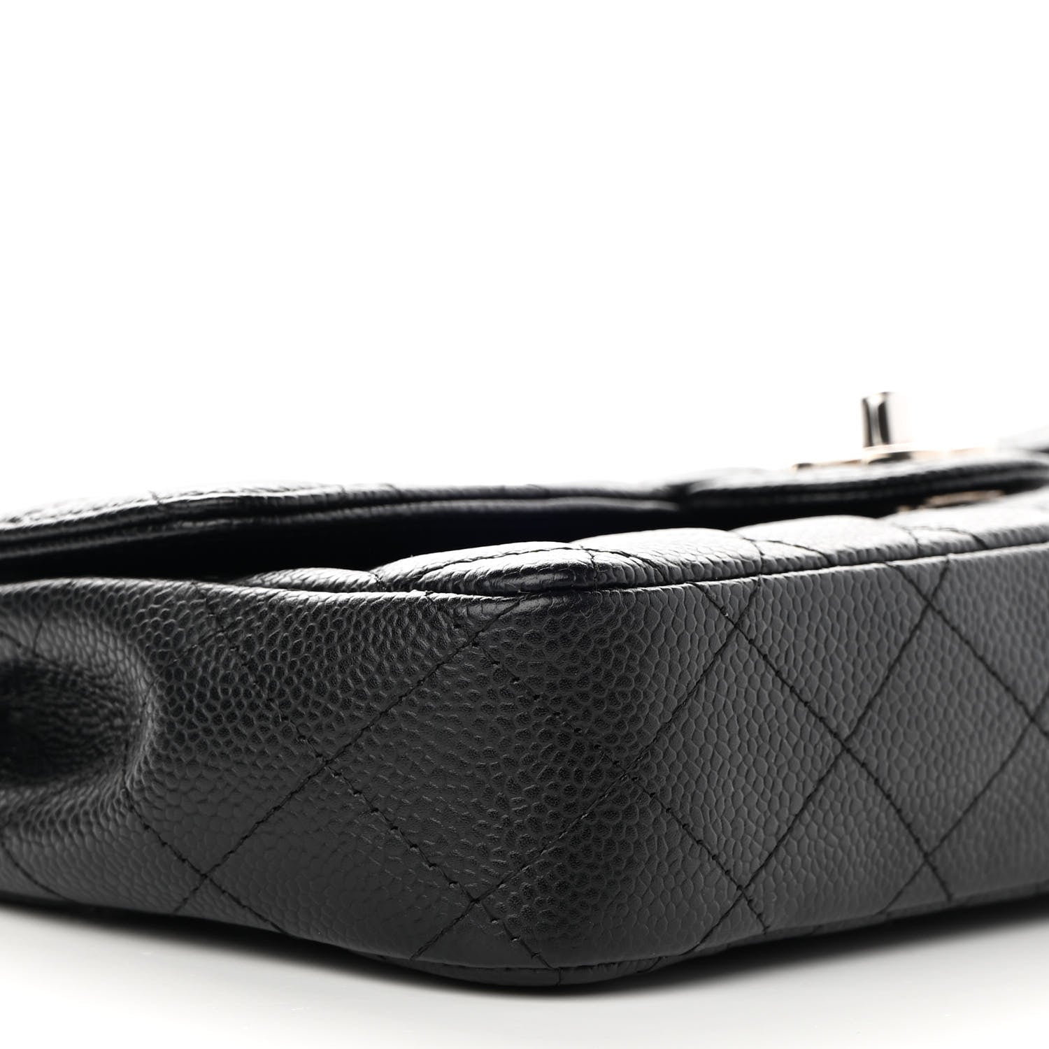 Chanel Caviar Quilted East West Flap Black 9 of 11