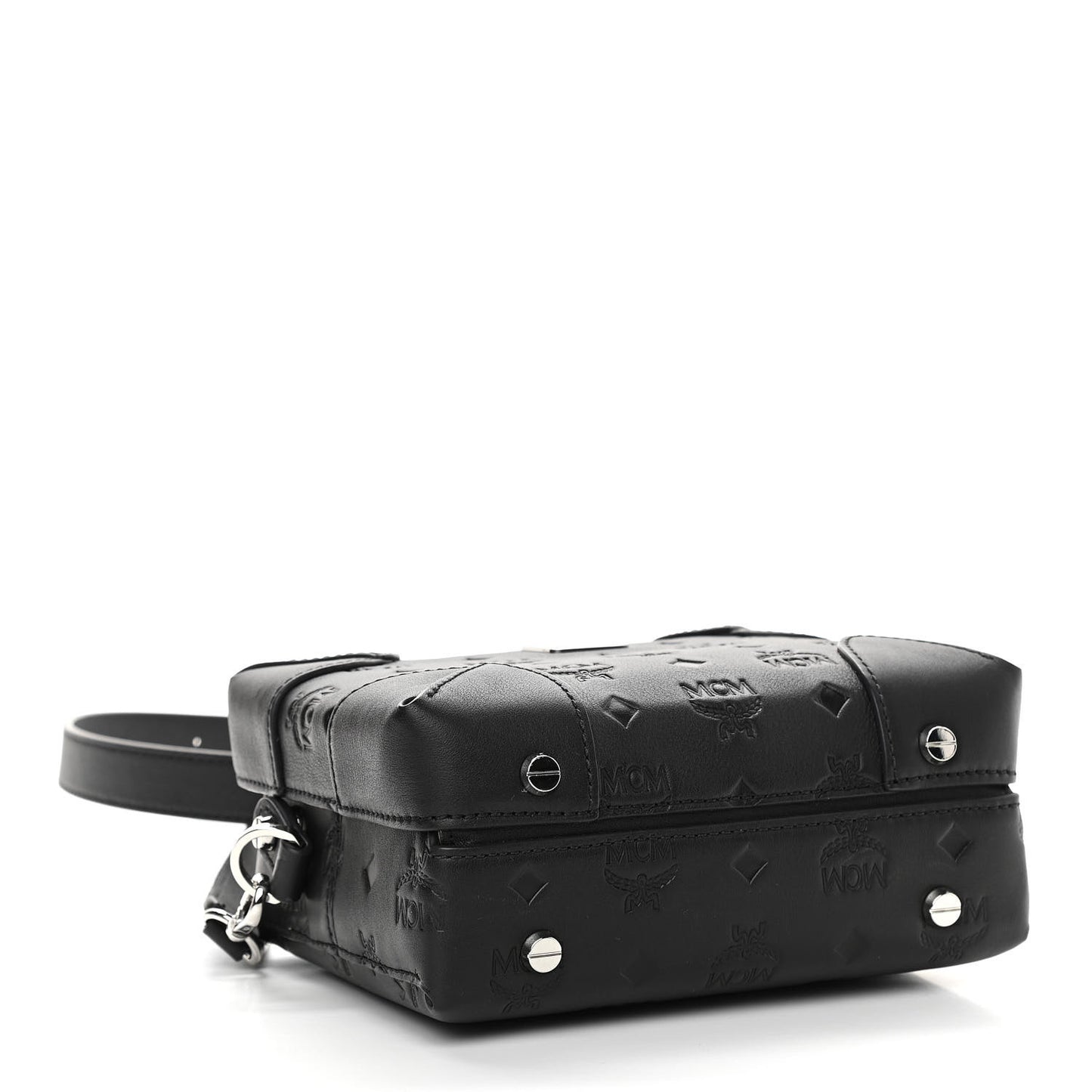 Calfskin Ottomar Monogram Soft Berlin Crossbody Black