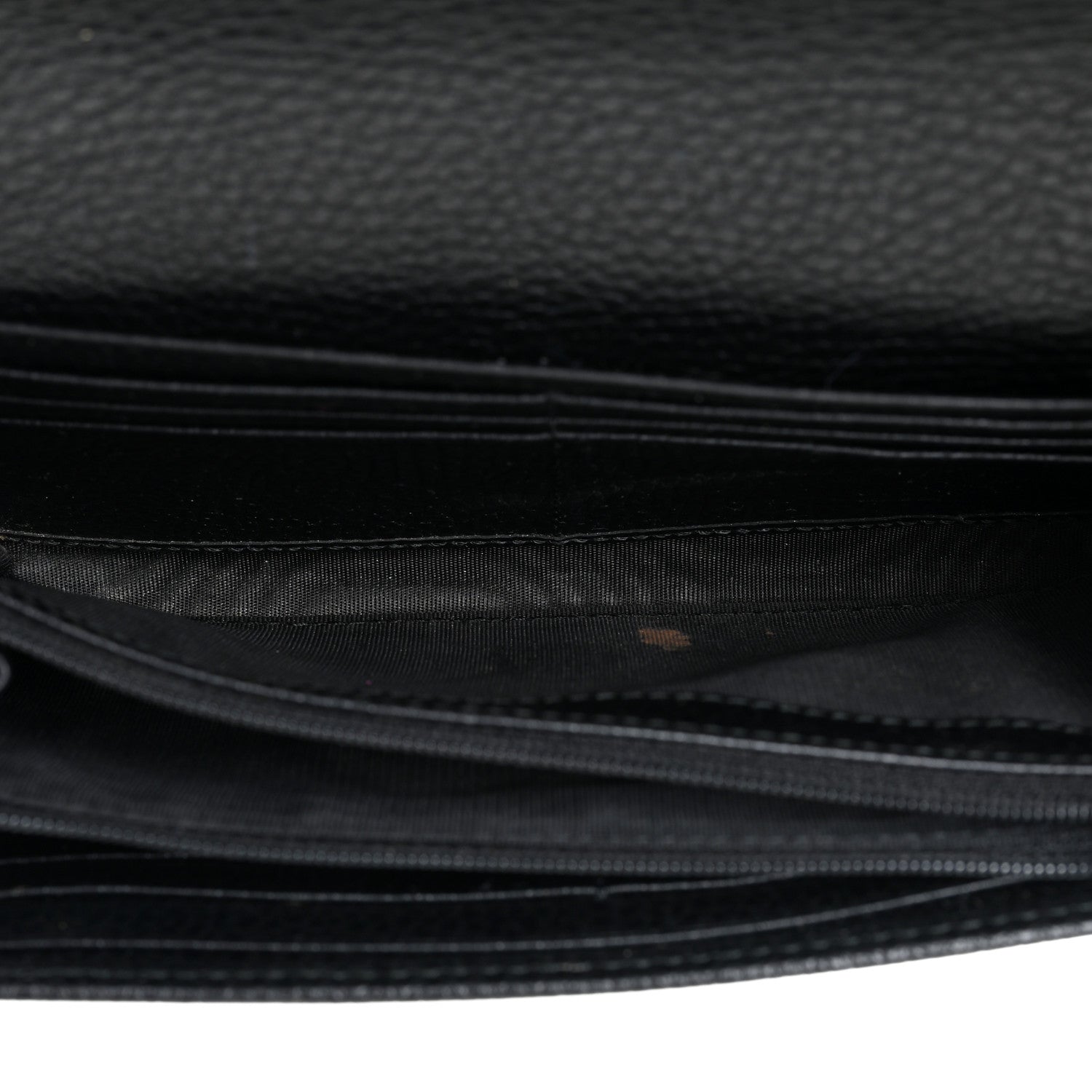 Gucci Calfskin Petite GG Marmont Wallet Chain Bag Black 7 of 13