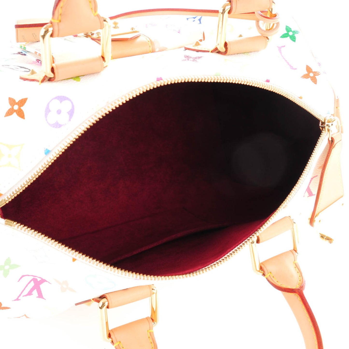 Monogram Multicolor Speedy 30 White