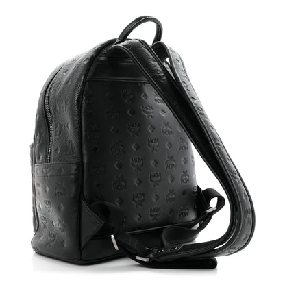 MCM Calfskin Ottomar Small Stark Backpack Black 3 of 9