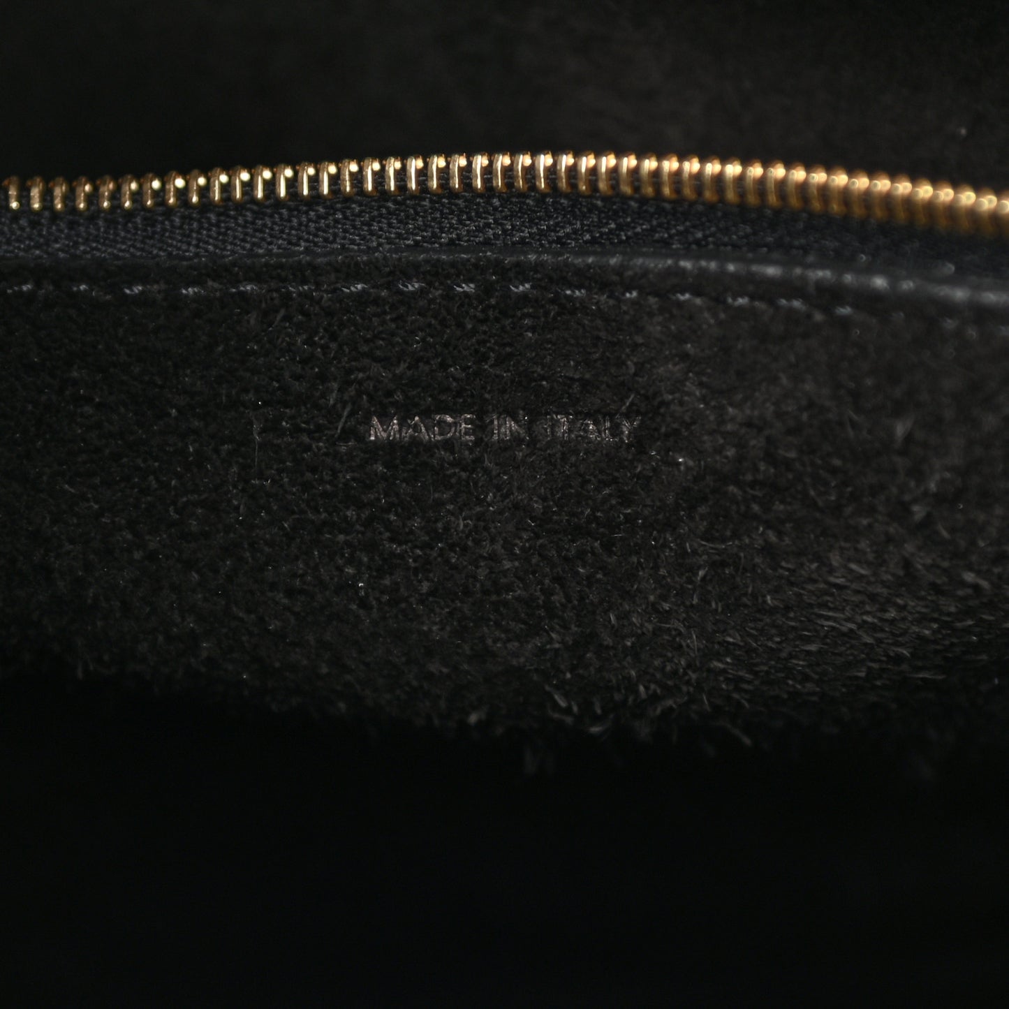 Soft Grained Calfskin Sangle Bucket Bag Black