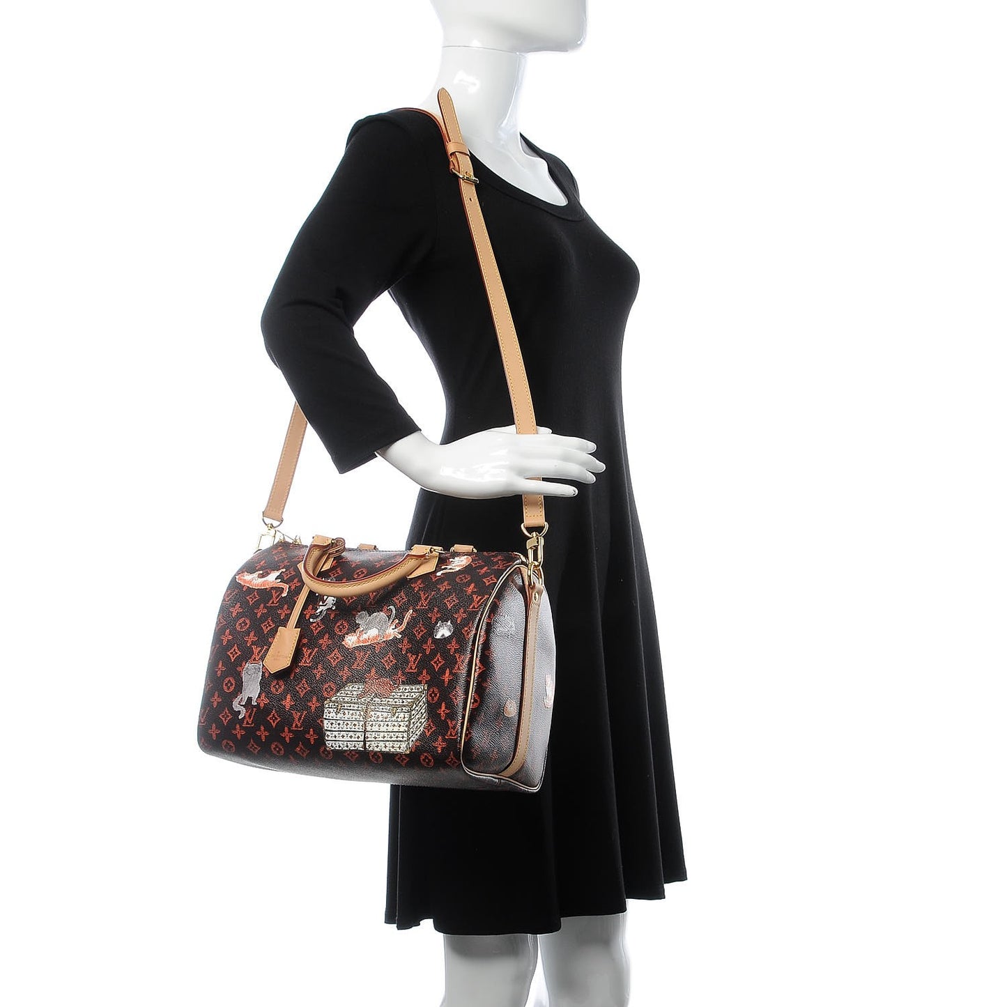 Catogram Speedy Bandouliere 30 Marron