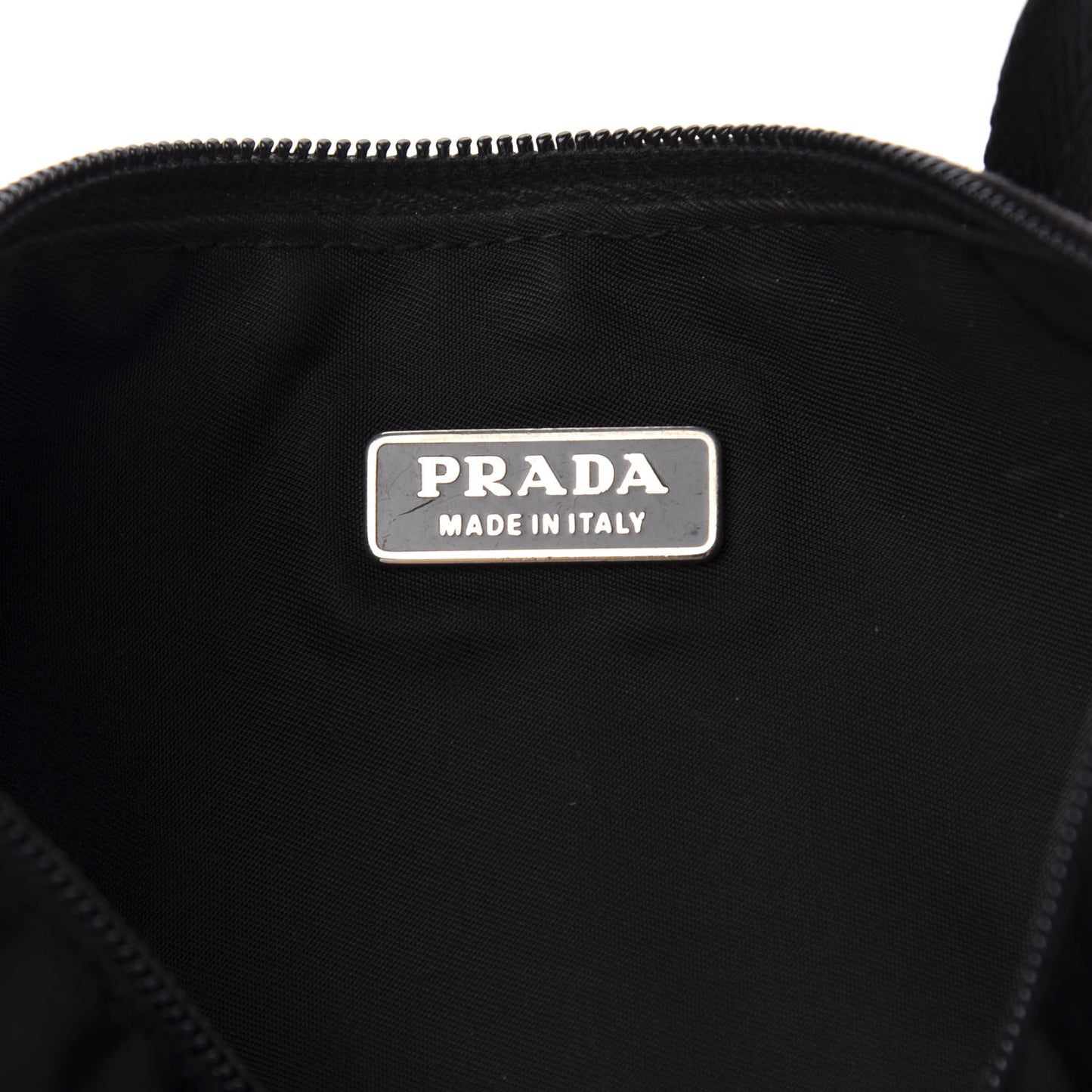 Tessuto Nylon Pochette Bag Black