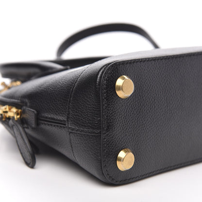 Balenciaga Grained Calfskin XXS Ville Top Handle Bag Black 8 of 9