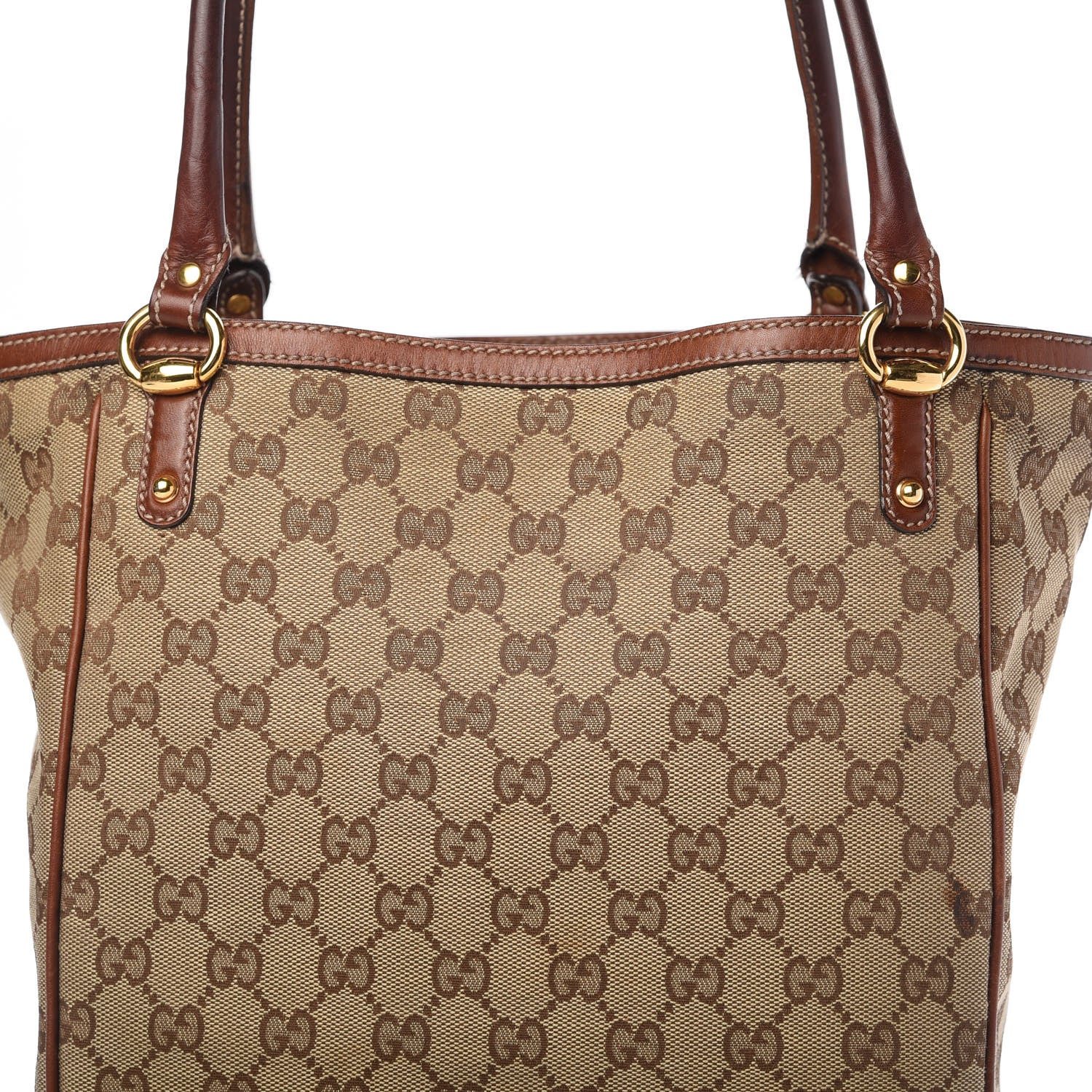 Gucci GG Monogram Tote Brown 10 of 11